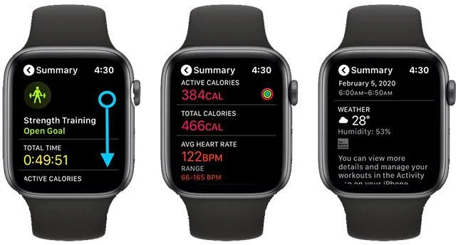 Apple Watch의 상태 모니터링