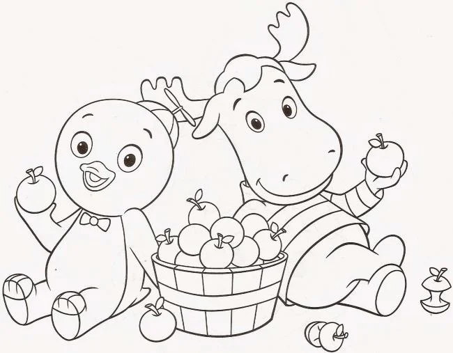 Resumen de imágenes para colorear hermosas y simples para bebés de 5 años.