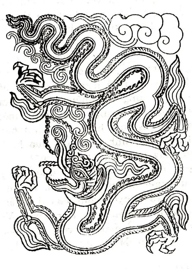 Koleksi gambar mewarnai naga paling indah