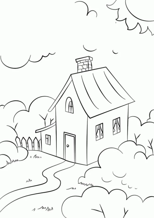 مجموعه ای از زیباترین نقاشی های رنگی خانه