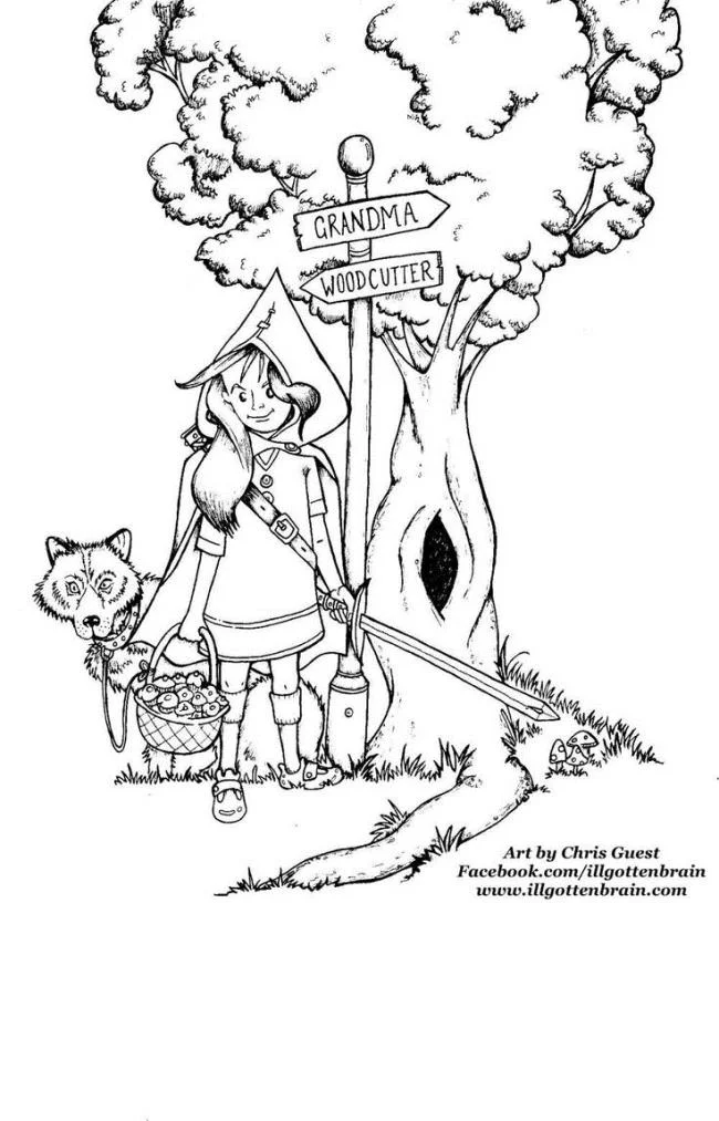 Resumen de fotos de caperucita roja en cuentos de hadas