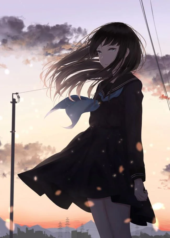 Collection of Anime wallpapers about sad, lonely love