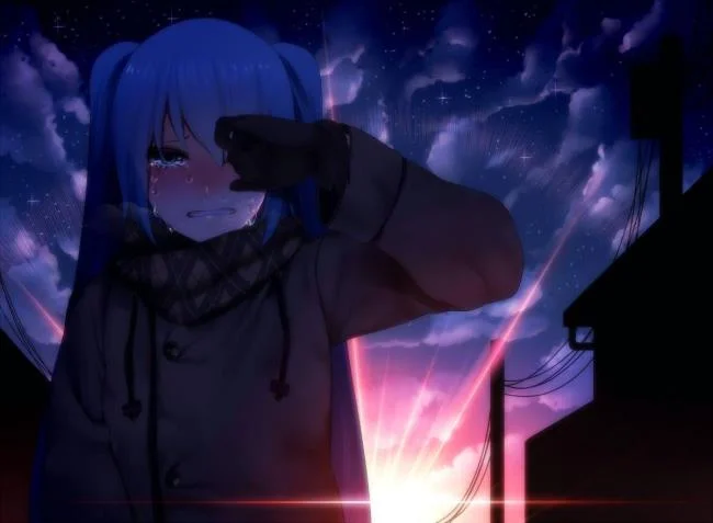 Collection of Anime wallpapers about sad, lonely love