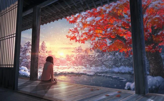 Collection of Anime wallpapers about sad, lonely love