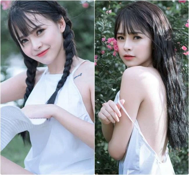 سنتز تصویر ناز دختر زیبا