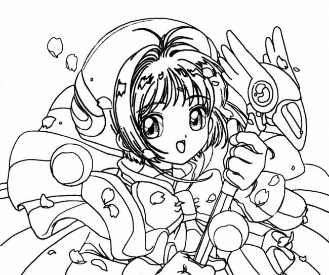Koleksi gambar mewarna anime terbaik