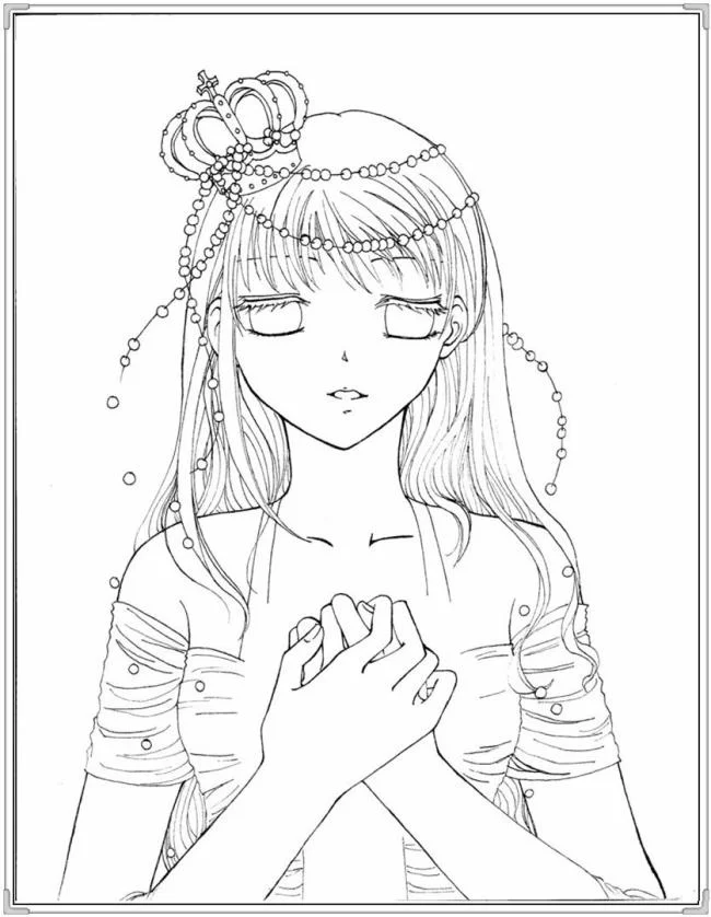 Koleksi gambar mewarna anime terbaik