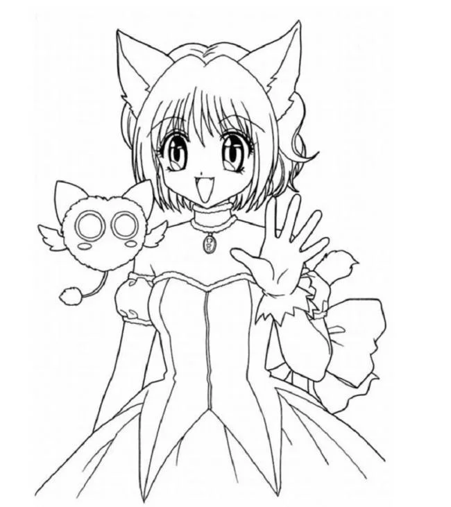Koleksi gambar mewarna anime terbaik