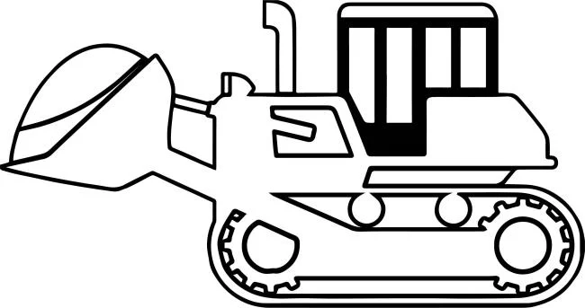 Collection of the best excavator coloring pictures for kids