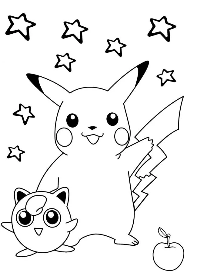 Koleksi pewarna gambar Pokemon yang paling indah