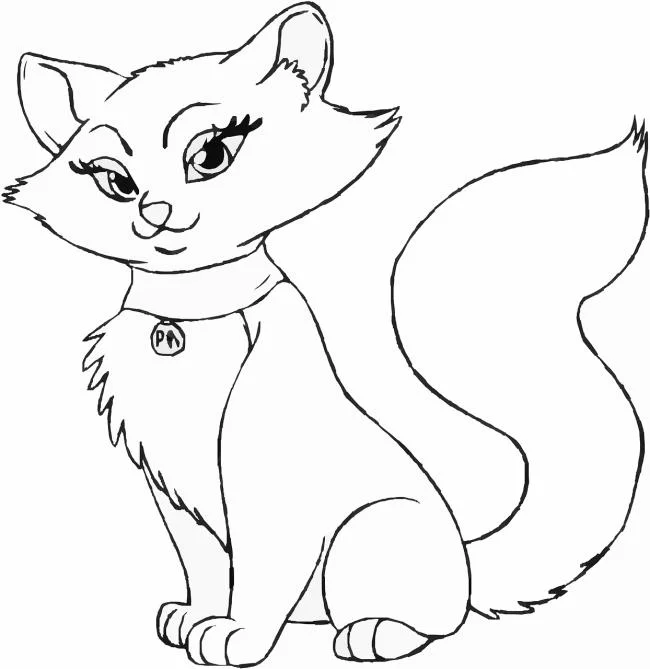 Koleksi gambar pewarna kucing yang paling indah