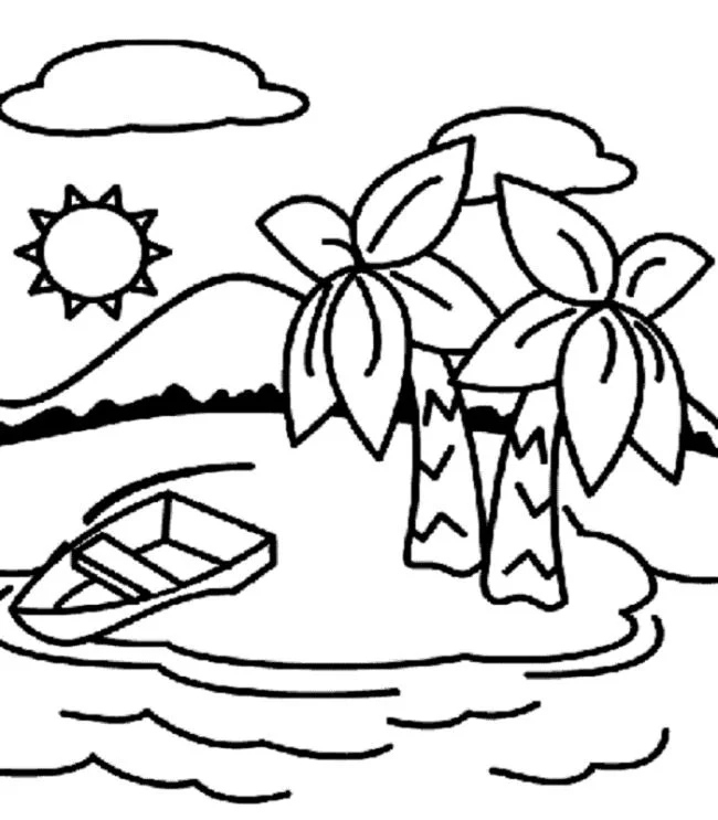 Koleksi gambar pewarna kelapa yang paling indah untuk kanak-kanak