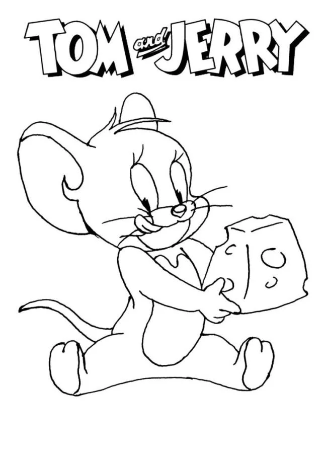 Koleksi gambar pewarnaan terindah Tom and Jerry untuk kanak-kanak