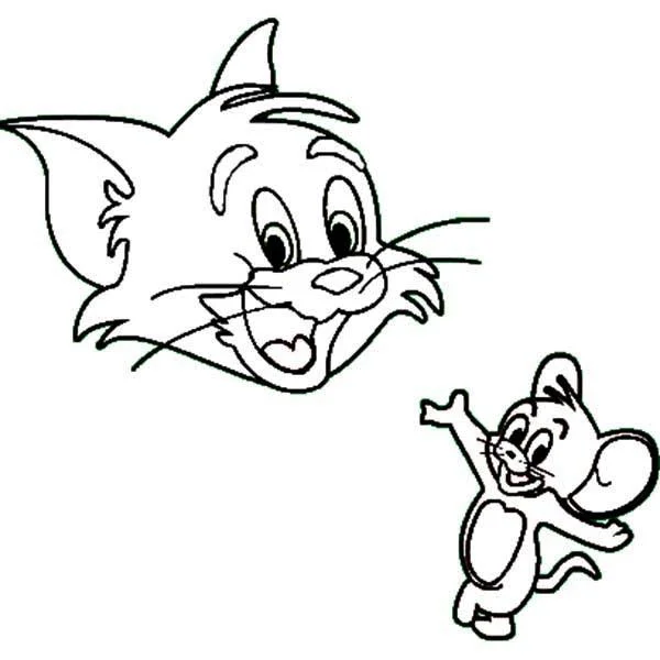 Koleksi gambar pewarnaan terindah Tom and Jerry untuk kanak-kanak