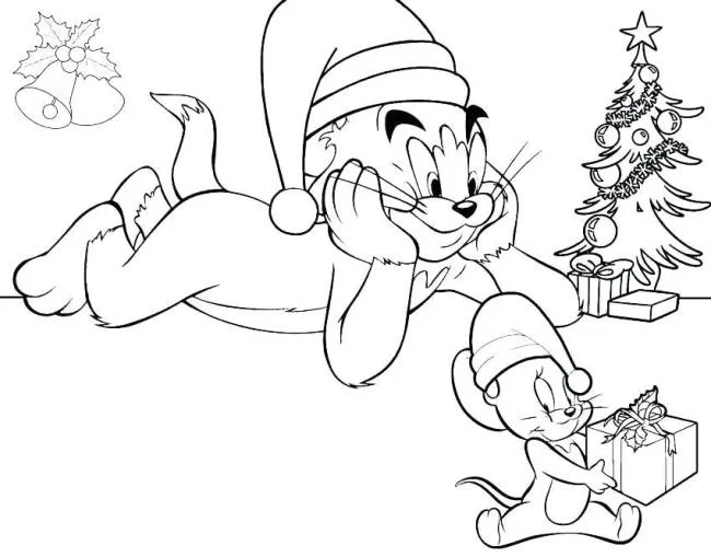 Koleksi gambar pewarnaan terindah Tom and Jerry untuk kanak-kanak