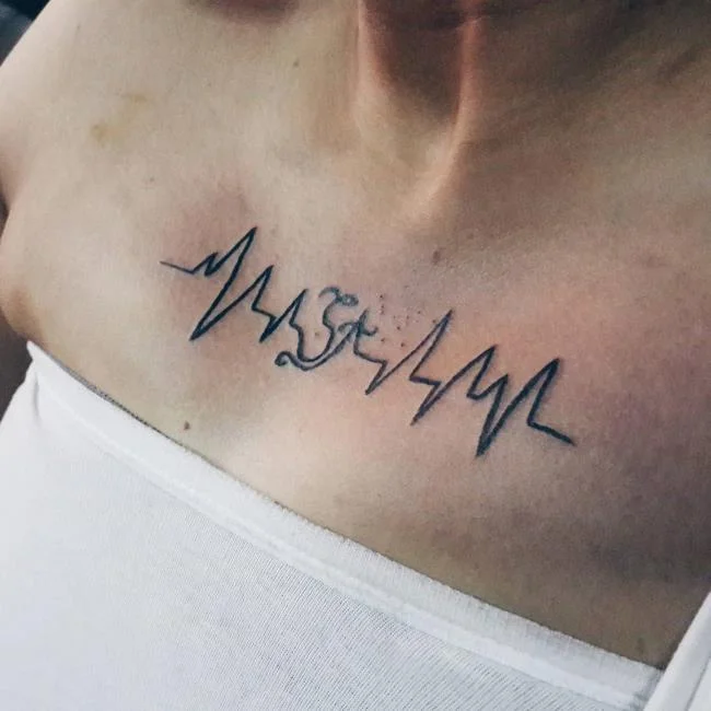 Recomienda más de 50 patrones de tatuaje de frecuencia cardíaca extremadamente significativos