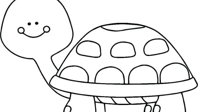 Koleksi gambar mewarnai paling indah untuk kura-kura bayi