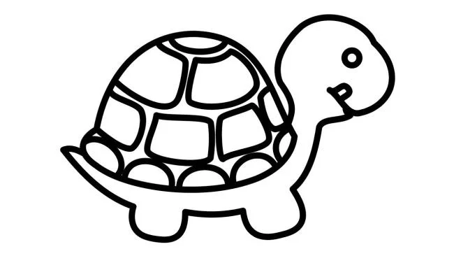 Koleksi gambar mewarnai paling indah untuk kura-kura bayi