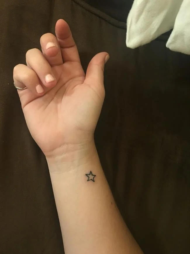 Koleksi corak tatu bintang kecil yang comel