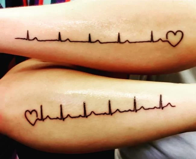 Recomienda más de 50 patrones de tatuaje de frecuencia cardíaca extremadamente significativos