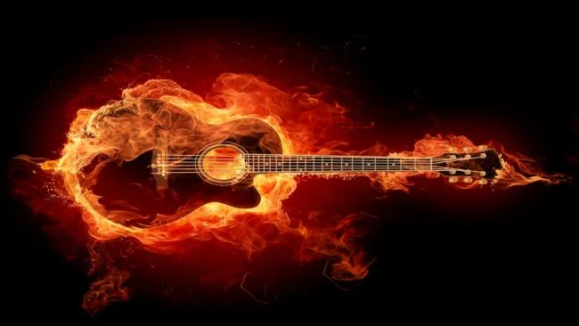 Koleksi gambar gitar yang paling indah