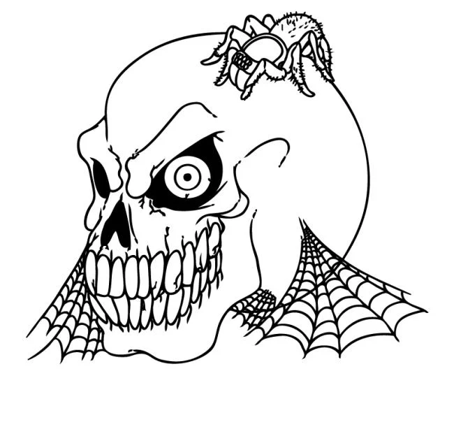 Koleksi halaman mewarnai Halloween untuk anak-anak