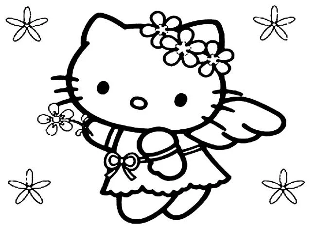 Ringkasan gambar pewarna hello kitty yang indah