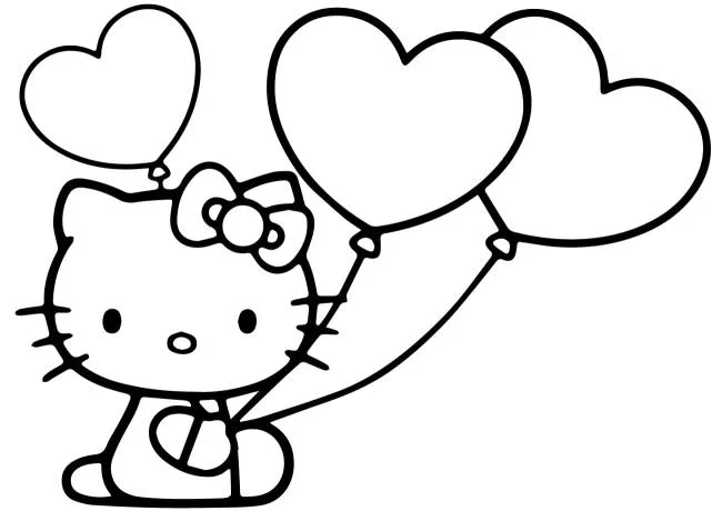 Ringkasan gambar pewarna hello kitty yang indah