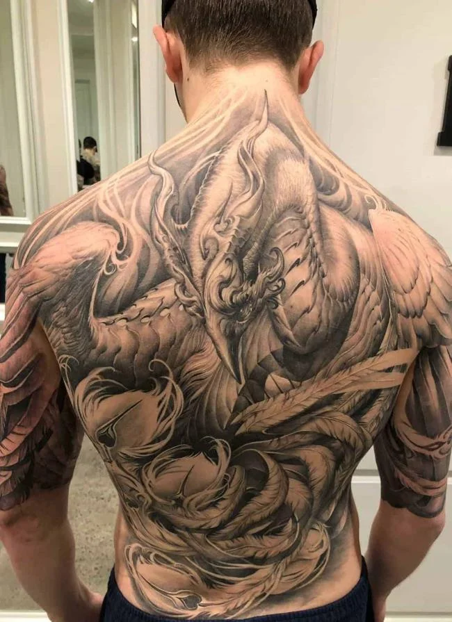 Koleksi corak tatu phoenix eksklusif untuk anda