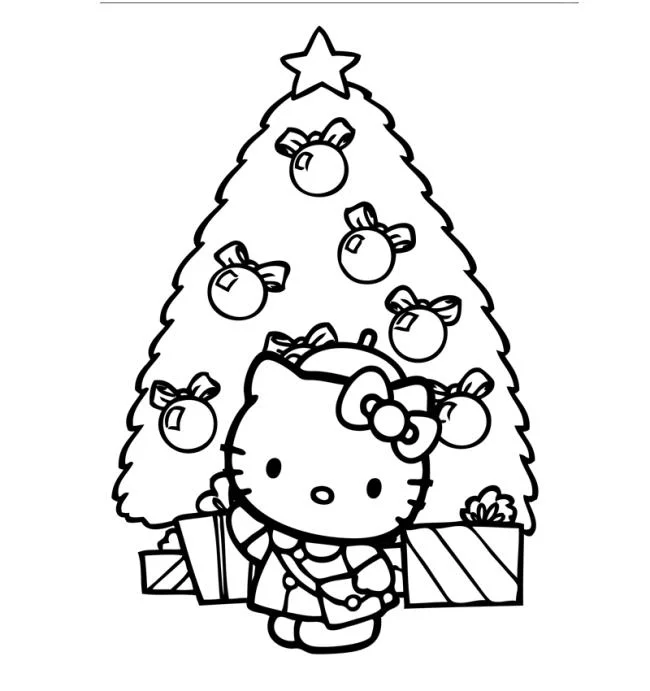 Ringkasan gambar pewarna hello kitty yang indah