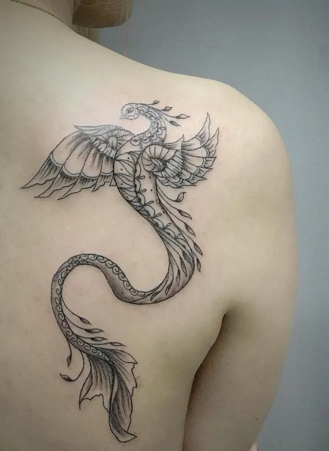 Koleksi corak tatu phoenix eksklusif untuk anda