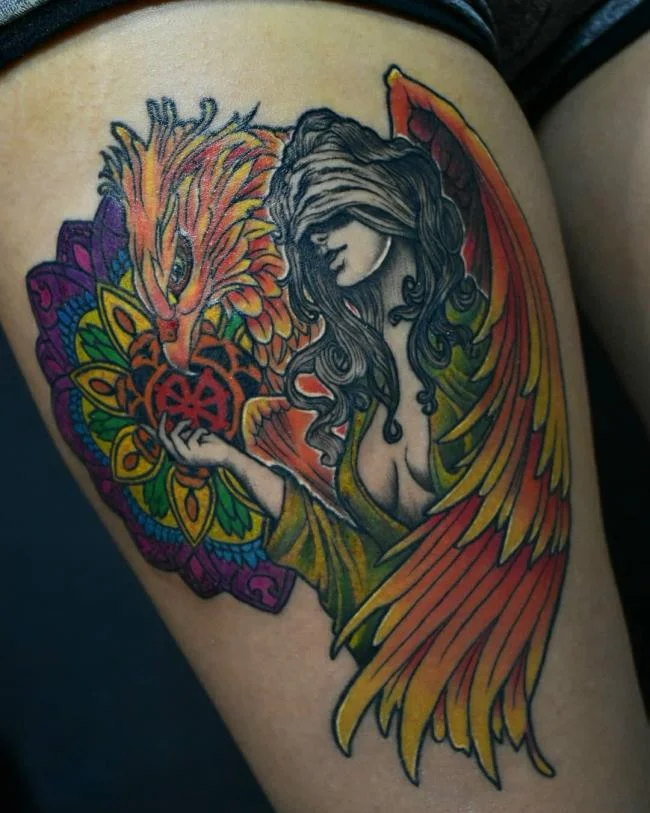 Koleksi corak tatu phoenix eksklusif untuk anda