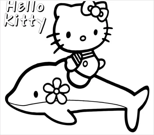 Ringkasan gambar pewarna hello kitty yang indah