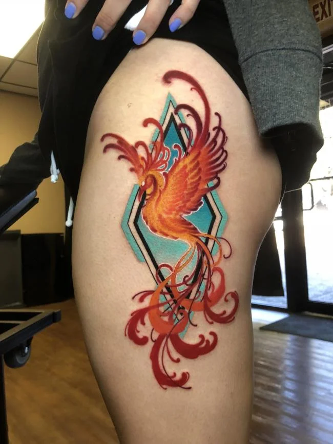 Koleksi corak tatu phoenix eksklusif untuk anda
