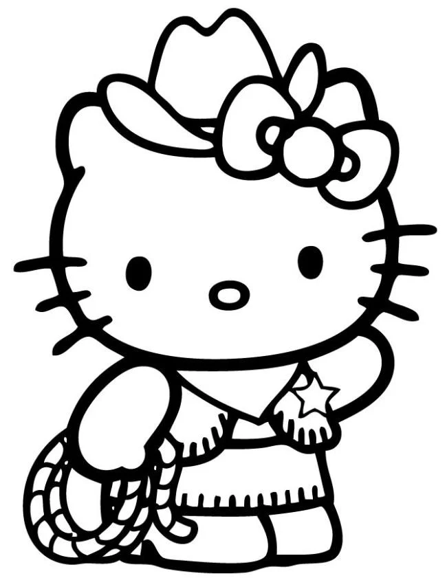 Ringkasan gambar pewarna hello kitty yang indah