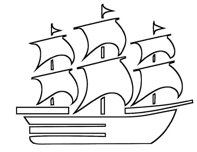 Collection of the most beautiful sailing coloring pictures