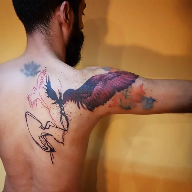 Koleksi corak tatu phoenix eksklusif untuk anda