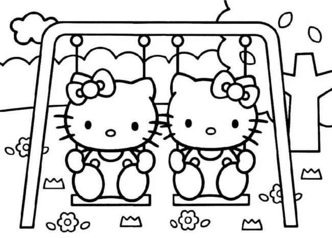 Ringkasan gambar pewarna hello kitty yang indah