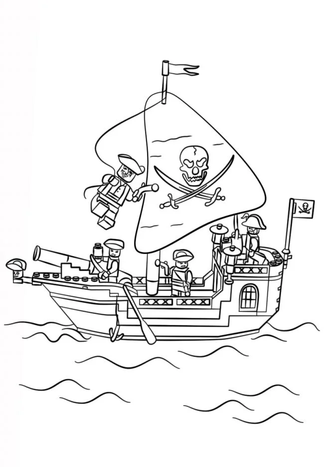 Collection of the most beautiful sailing coloring pictures