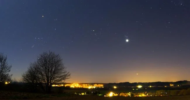 عکس هایی از آسمان شب زیبا و درخشان 