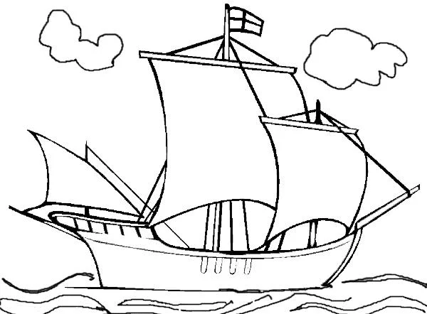 Collection of the most beautiful sailing coloring pictures