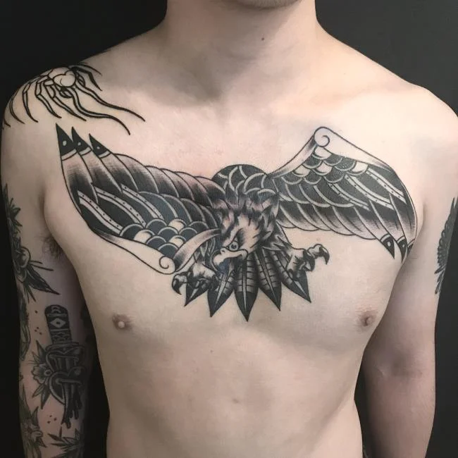 Colección de patrones de tatuajes de águila poderosos y poderosos