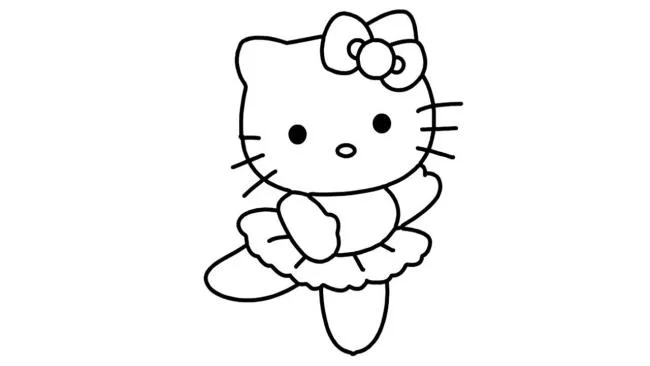 Ringkasan gambar pewarna hello kitty yang indah