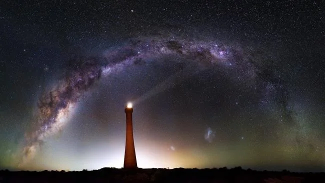 عکس هایی از آسمان شب زیبا و درخشان 