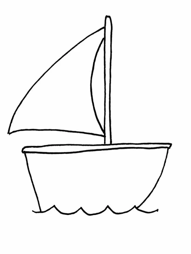 Collection of the most beautiful sailing coloring pictures