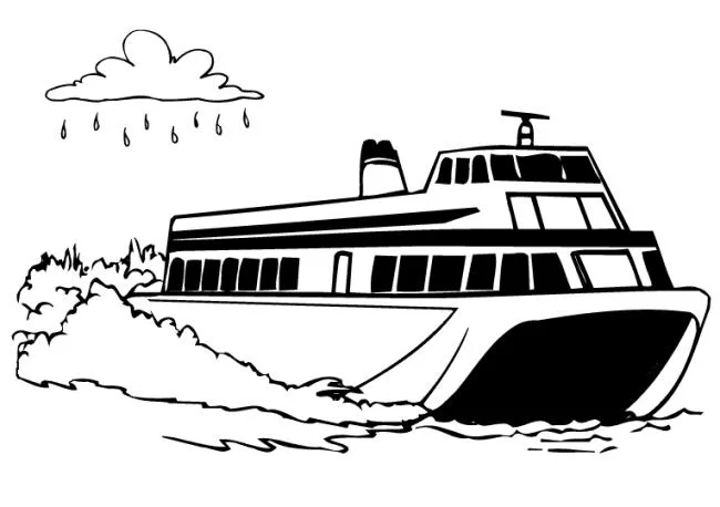 Collection of the most beautiful sailing coloring pictures
