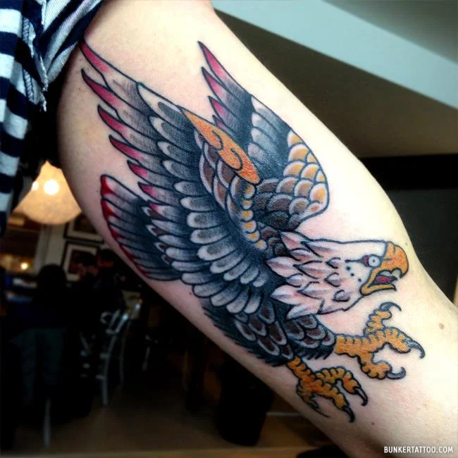 Colección de patrones de tatuajes de águila poderosos y poderosos
