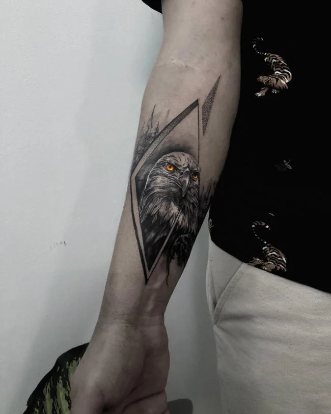 Colección de patrones de tatuajes de águila poderosos y poderosos