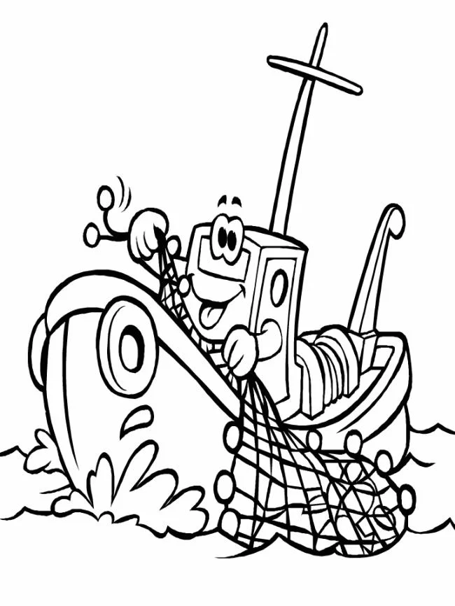 Collection of the most beautiful sailing coloring pictures