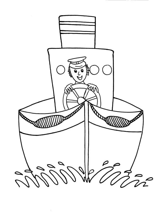 Collection of the most beautiful sailing coloring pictures